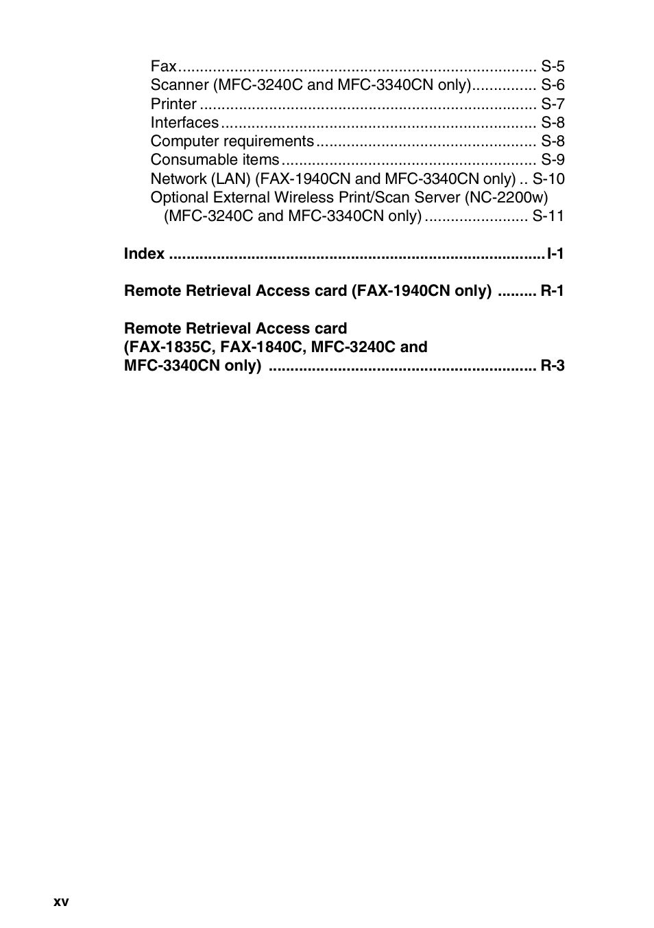 Brother FAX-1840CN User Manual | Page 17 / 220