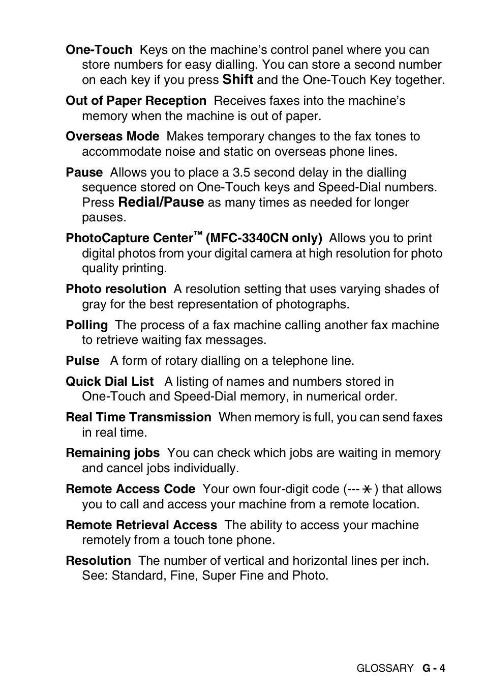 Brother FAX-1840CN User Manual | Page 198 / 220