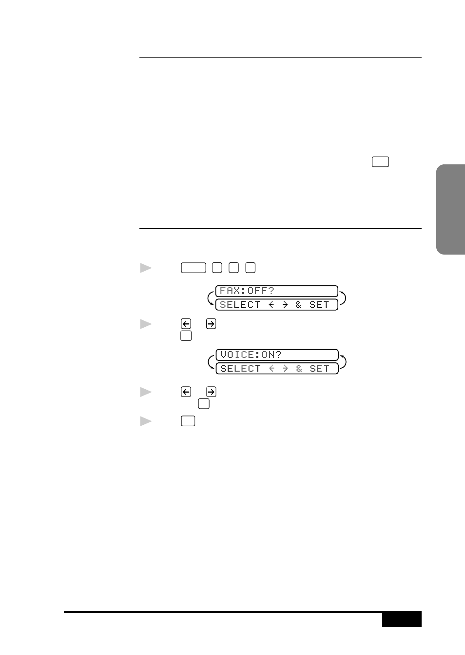 Setting up the message center, Step 1: setting message storage | Brother MFC 7050C User Manual | Page 103 / 264
