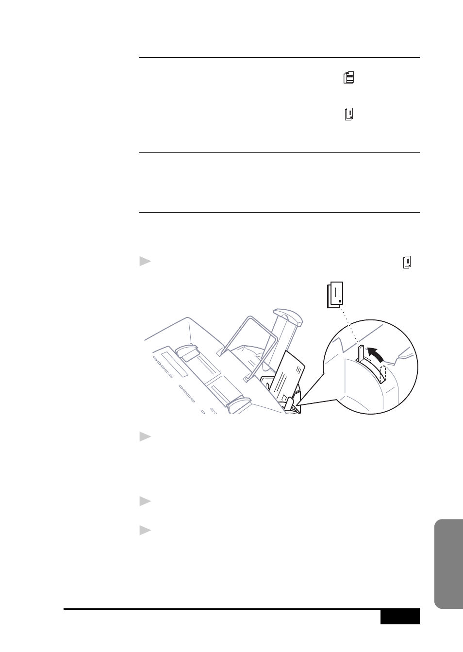 Selecting the paper thickness, Loading paper, Loading envelopes and special print media | Brother MFC 7050C User Manual | Page 135 / 264