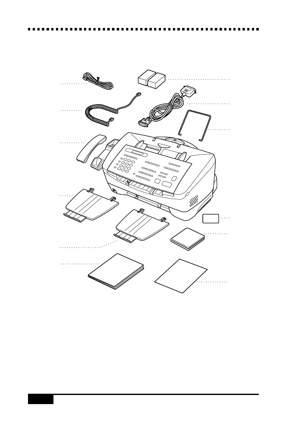 Packing list | Brother MFC 7050C User Manual | Page 22 / 264