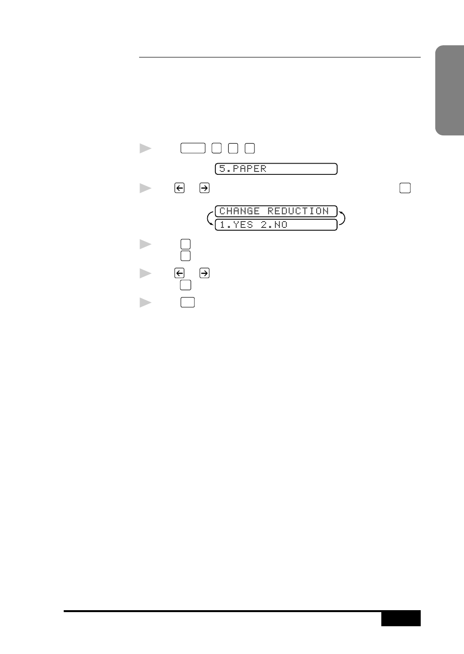 Setting paper size | Brother MFC 7050C User Manual | Page 65 / 264
