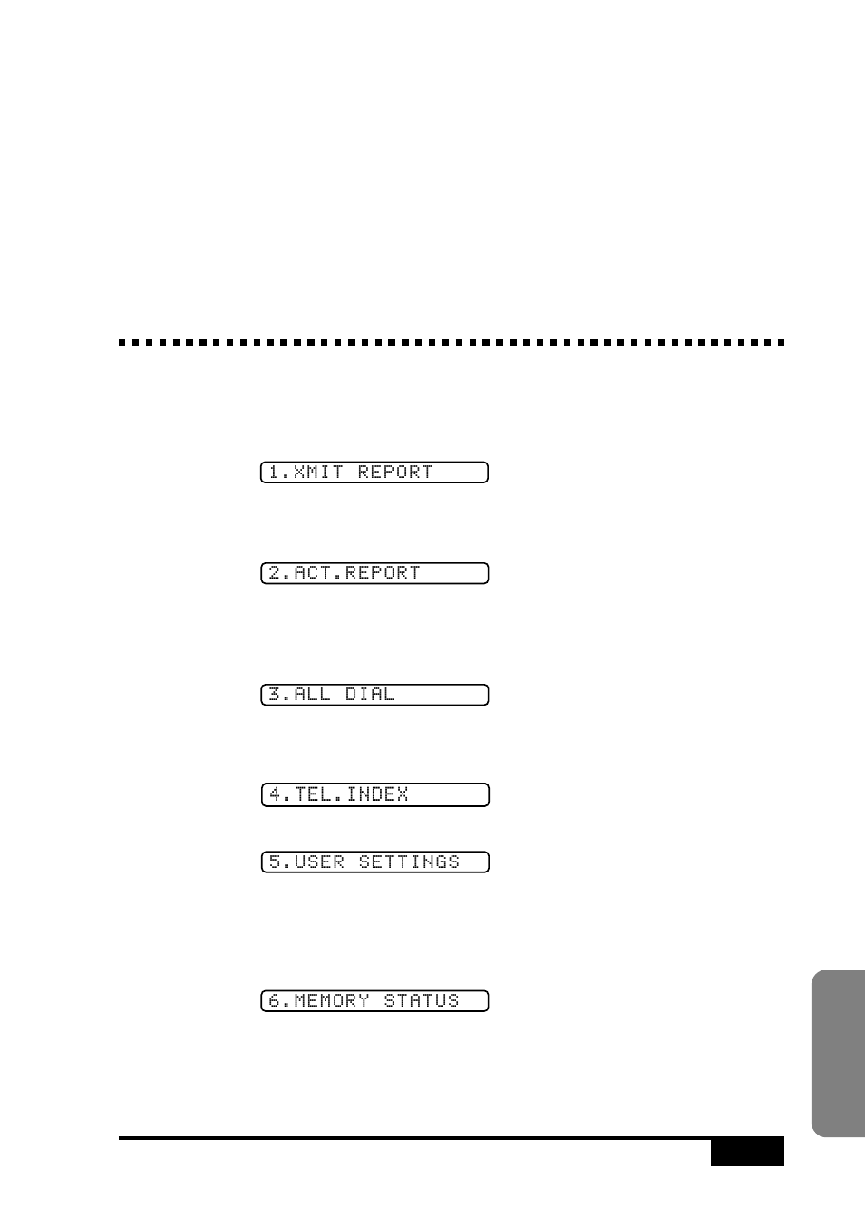 10 printing reports, Mfc settings and activity, Printing reports | Brother MFC 7050C User Manual | Page 95 / 264