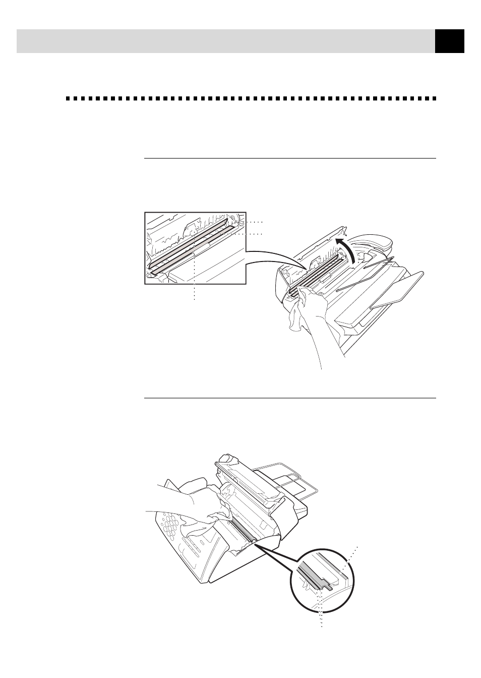 Routine maintenance, Cleaning the scanner, Cleaning the print head | Brother FAX 750 User Manual | Page 69 / 81