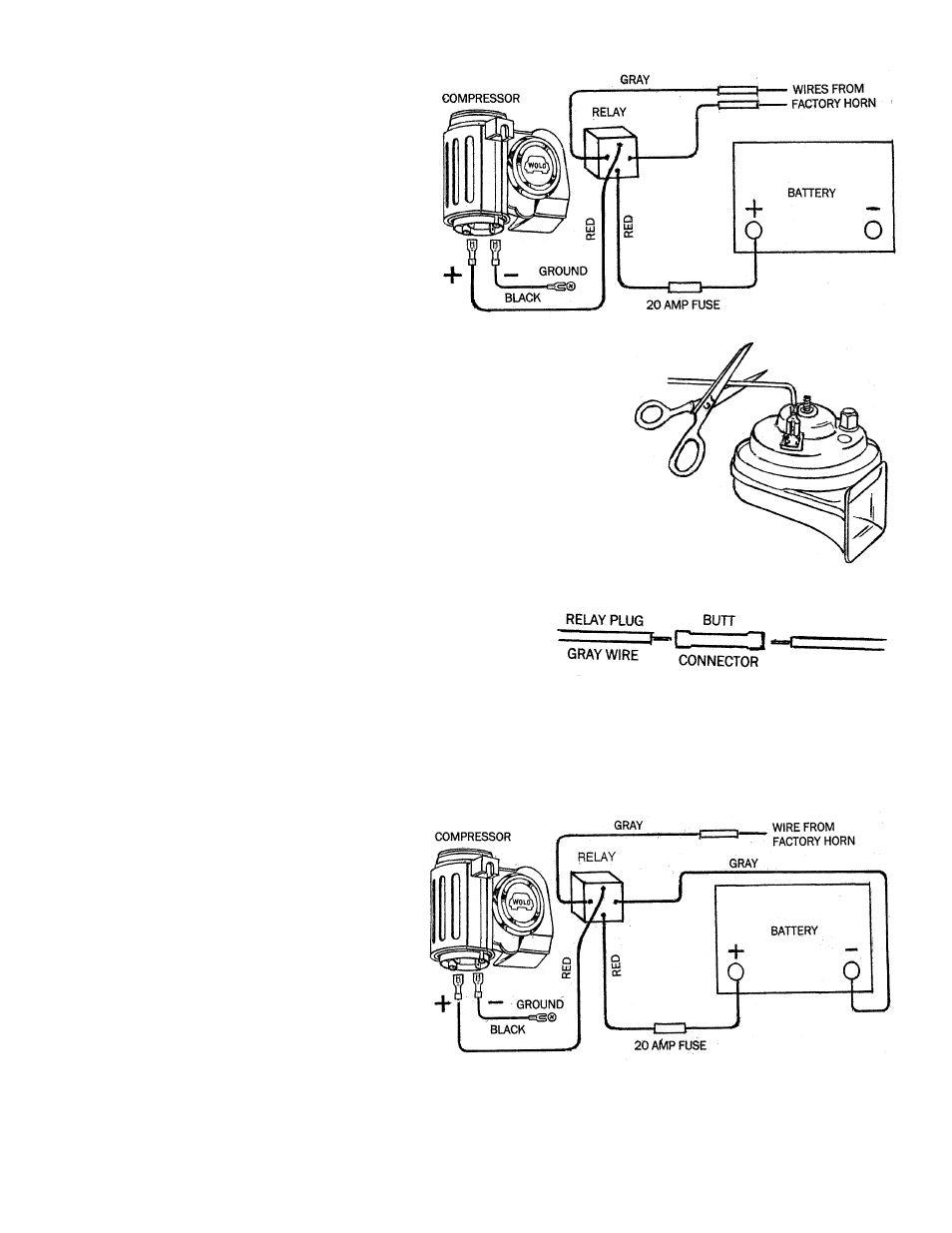 Wolo MCHWK-2 Air Horn Wiring Kit User Manual | Page 2 / 3