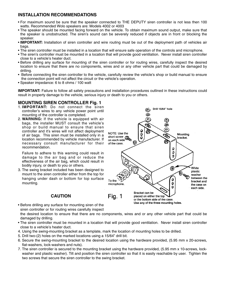 Wolo 4100 The Deputy User Manual | Page 2 / 4