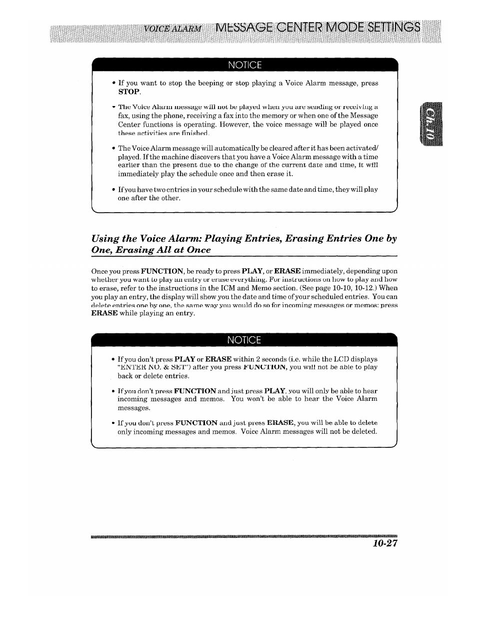 Notice, Viftrieilsn | Brother 875 MC User Manual | Page 123 / 166
