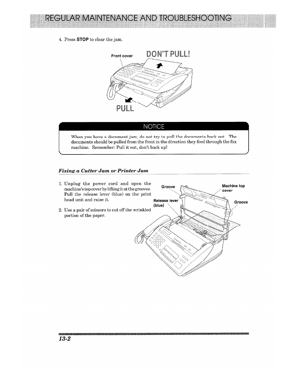 Don't pull, Ls-2 | Brother 875 MC User Manual | Page 154 / 166