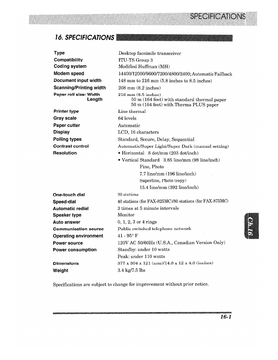 Brother 875 MC User Manual | Page 163 / 166