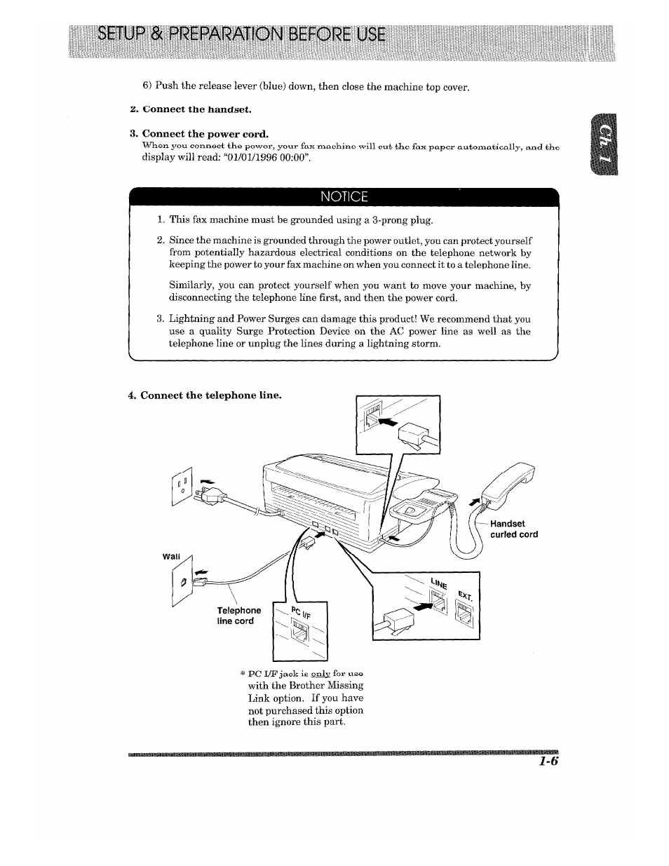 Notice | Brother 875 MC User Manual | Page 17 / 166