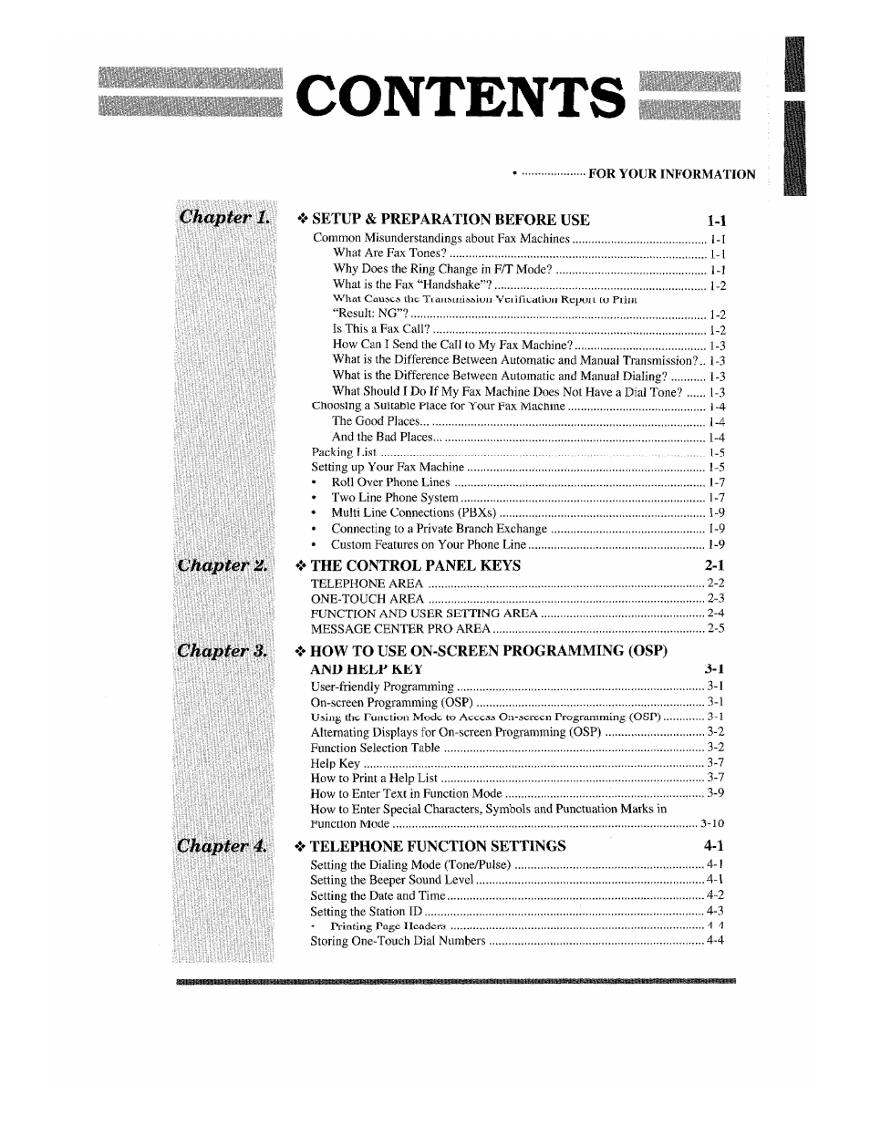 Brother 875 MC User Manual | Page 5 / 166