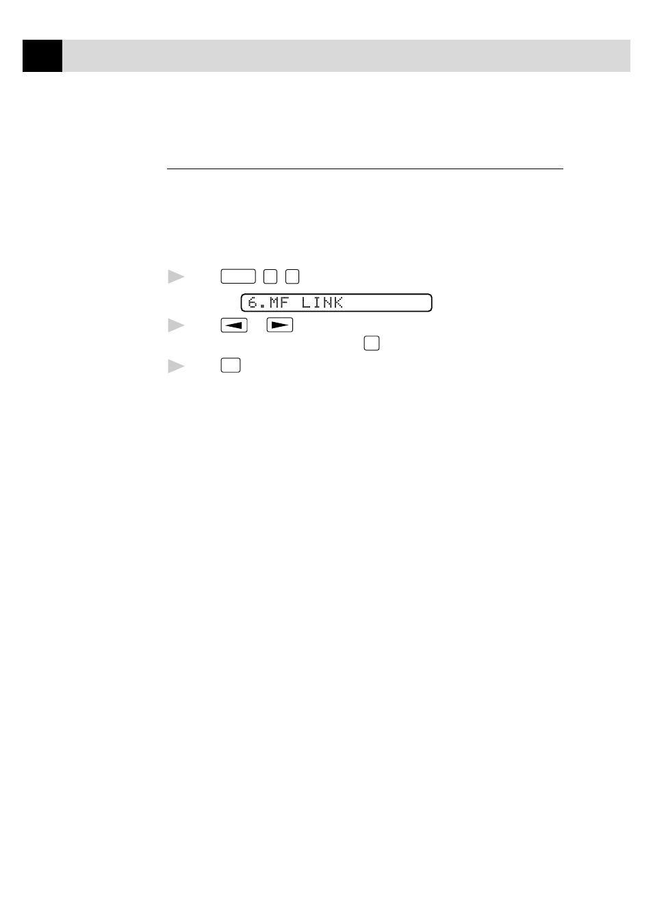 Setting multi-function link, Mode (with multi-function link, Option) | Brother FAX 375MC User Manual | Page 52 / 123