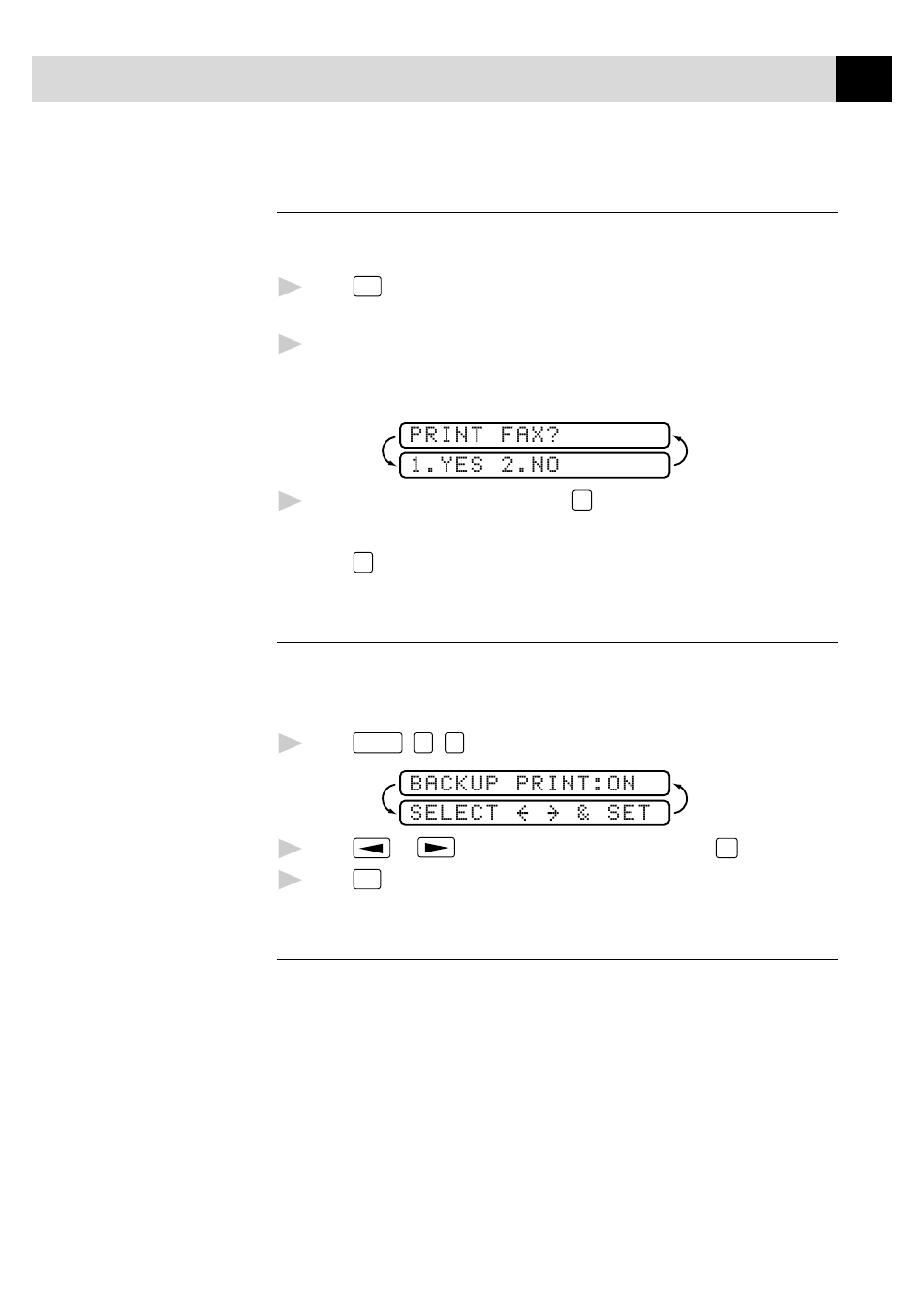 Printing a fax message, Backup printing option, Erasing messages | Brother FAX 375MC User Manual | Page 75 / 123