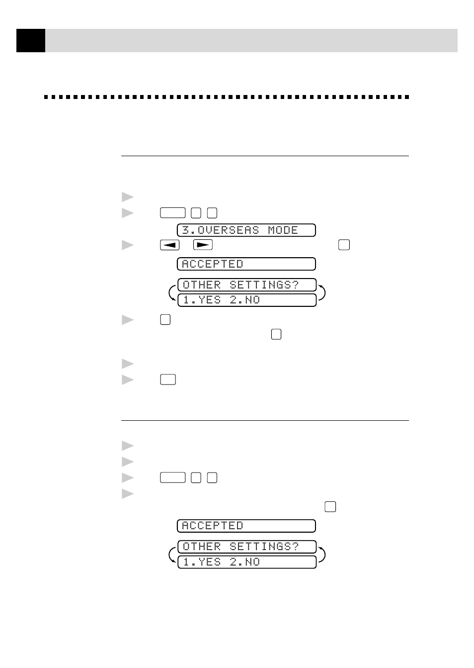 Advanced sending operations, Overseas mode, Delayed fax | Brother FAX 275 User Manual | Page 52 / 95