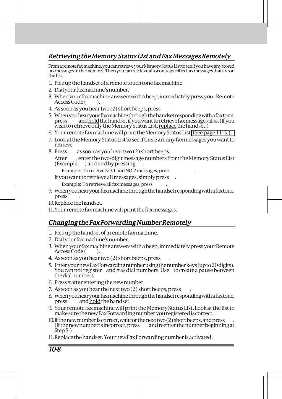 Remote fax options | Brother INTELLIFAX 3550 User Manual | Page 102 / 138