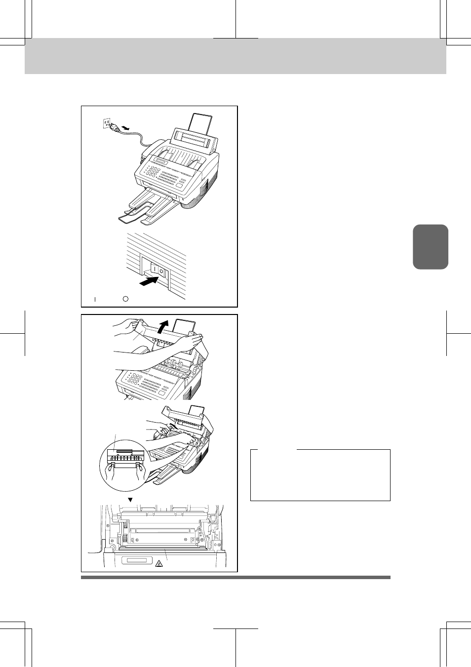 Replacing the toner cartridge and drum unit | Brother INTELLIFAX 3550 User Manual | Page 109 / 138