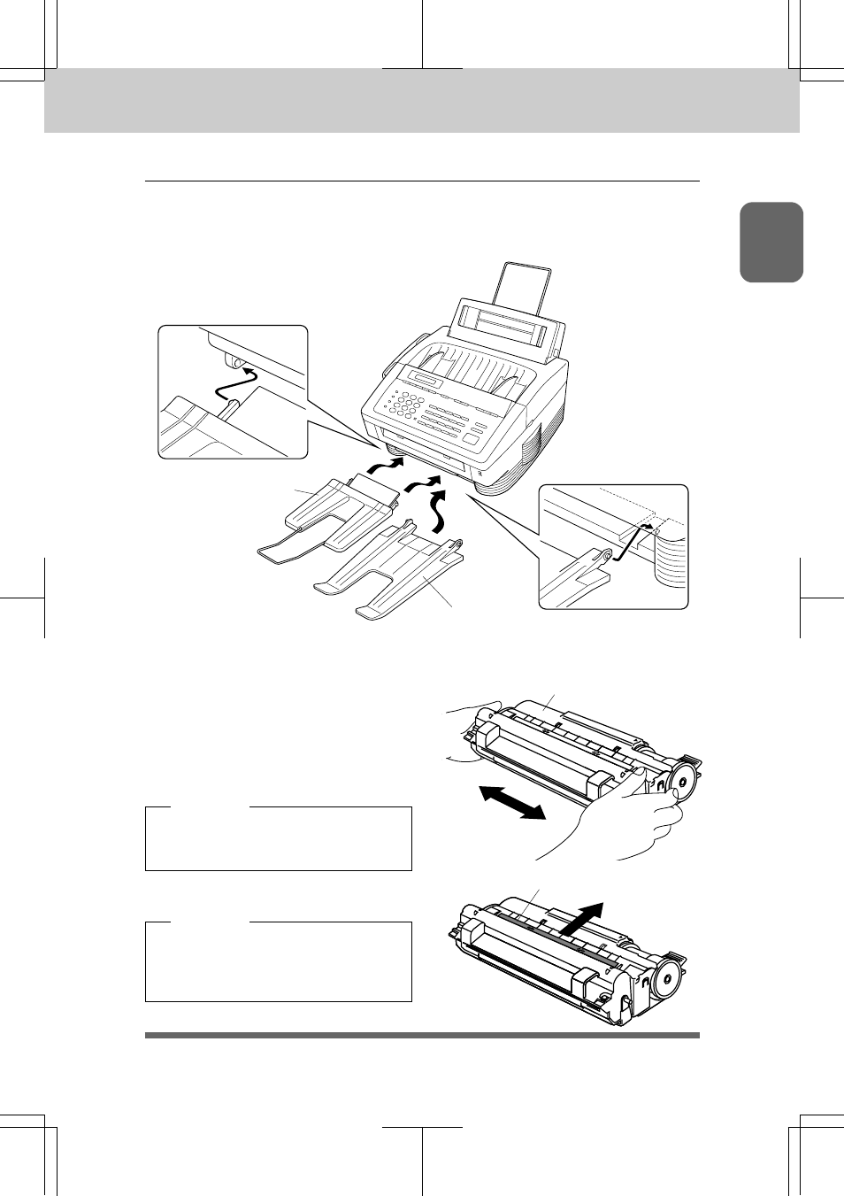 Setting up your fax machine -3, Setup & preparation before use | Brother INTELLIFAX 3550 User Manual | Page 11 / 138