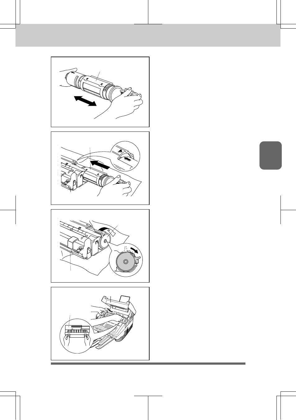 Replacing the toner cartridge and drum unit | Brother INTELLIFAX 3550 User Manual | Page 111 / 138