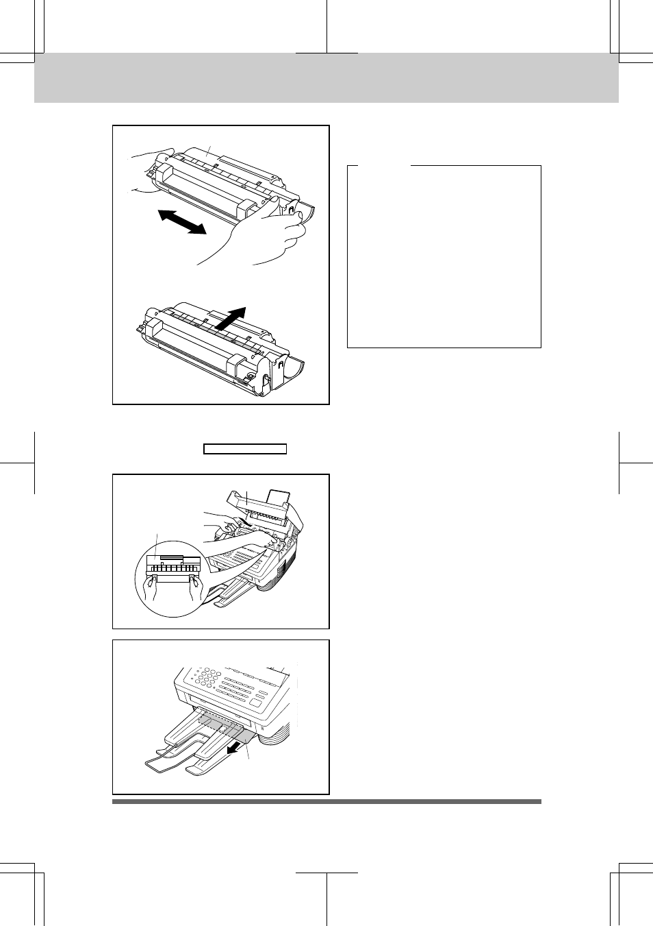 Replacing the toner cartridge and drum unit | Brother INTELLIFAX 3550 User Manual | Page 114 / 138