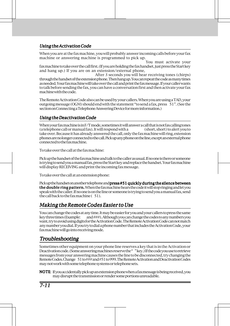 Receiving faxes and other calls | Brother INTELLIFAX 3550 User Manual | Page 76 / 138