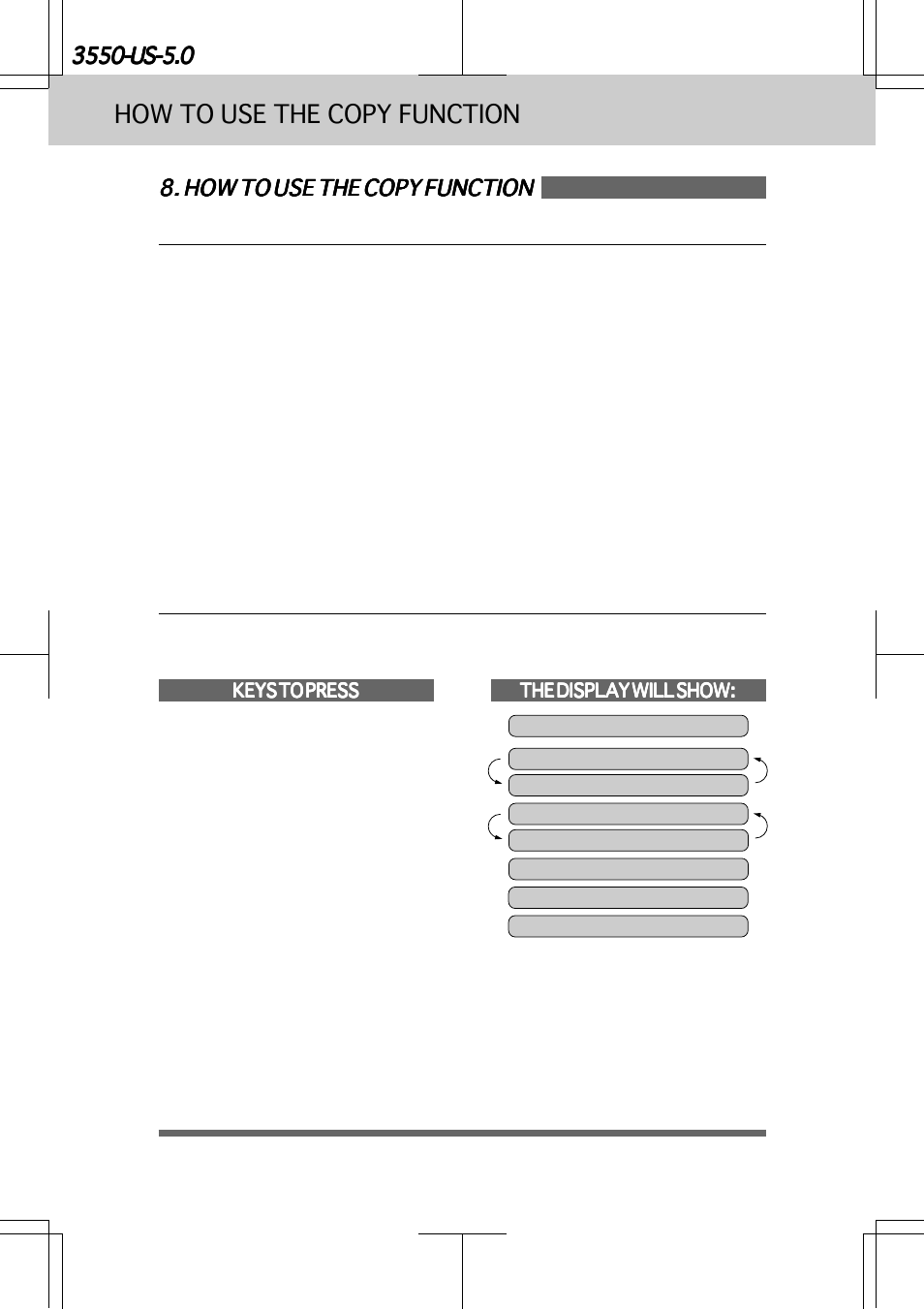 How to use the copy function | Brother INTELLIFAX 3550 User Manual | Page 88 / 138