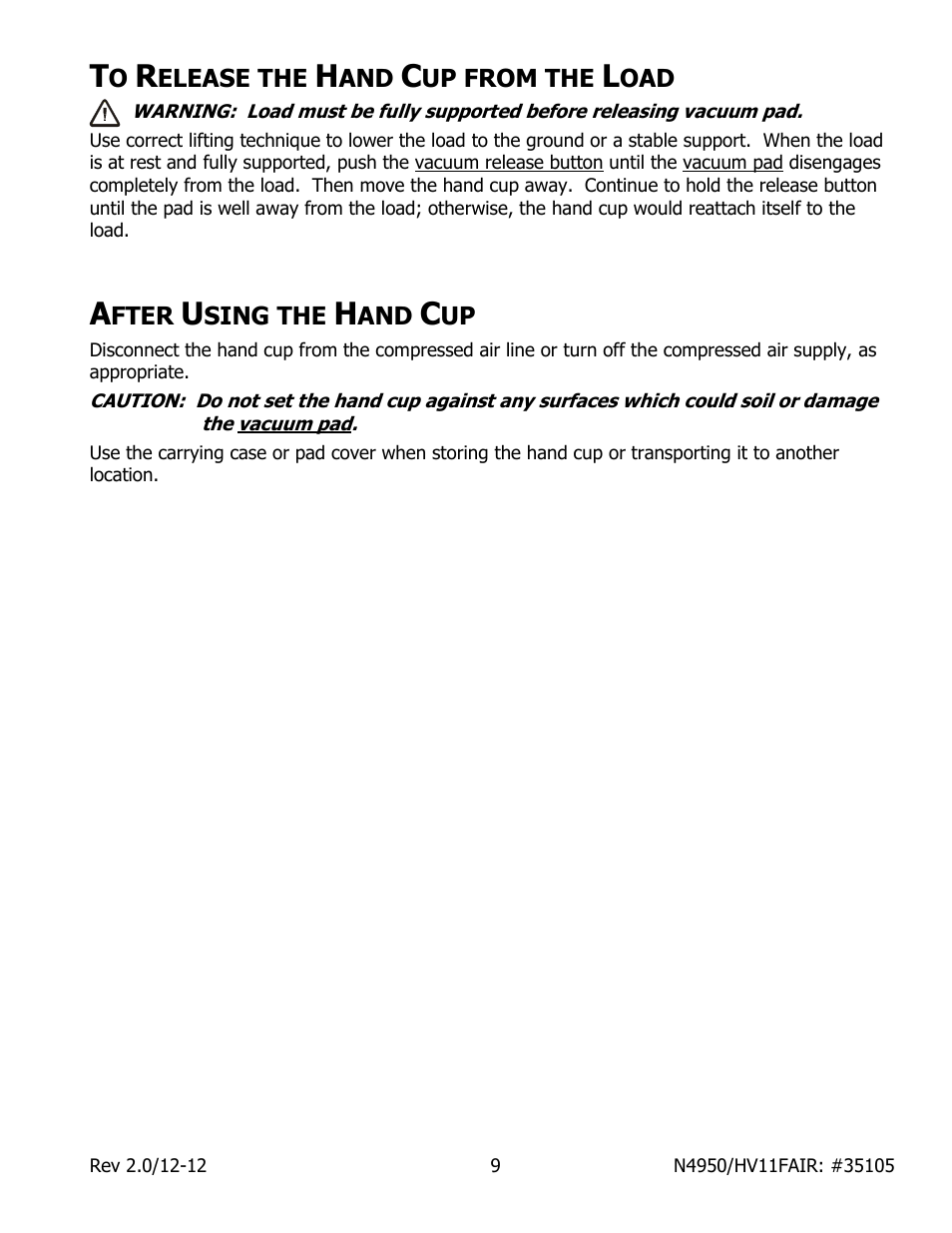 Wood’s Powr-Grip N4950AIR User Manual | Page 11 / 16