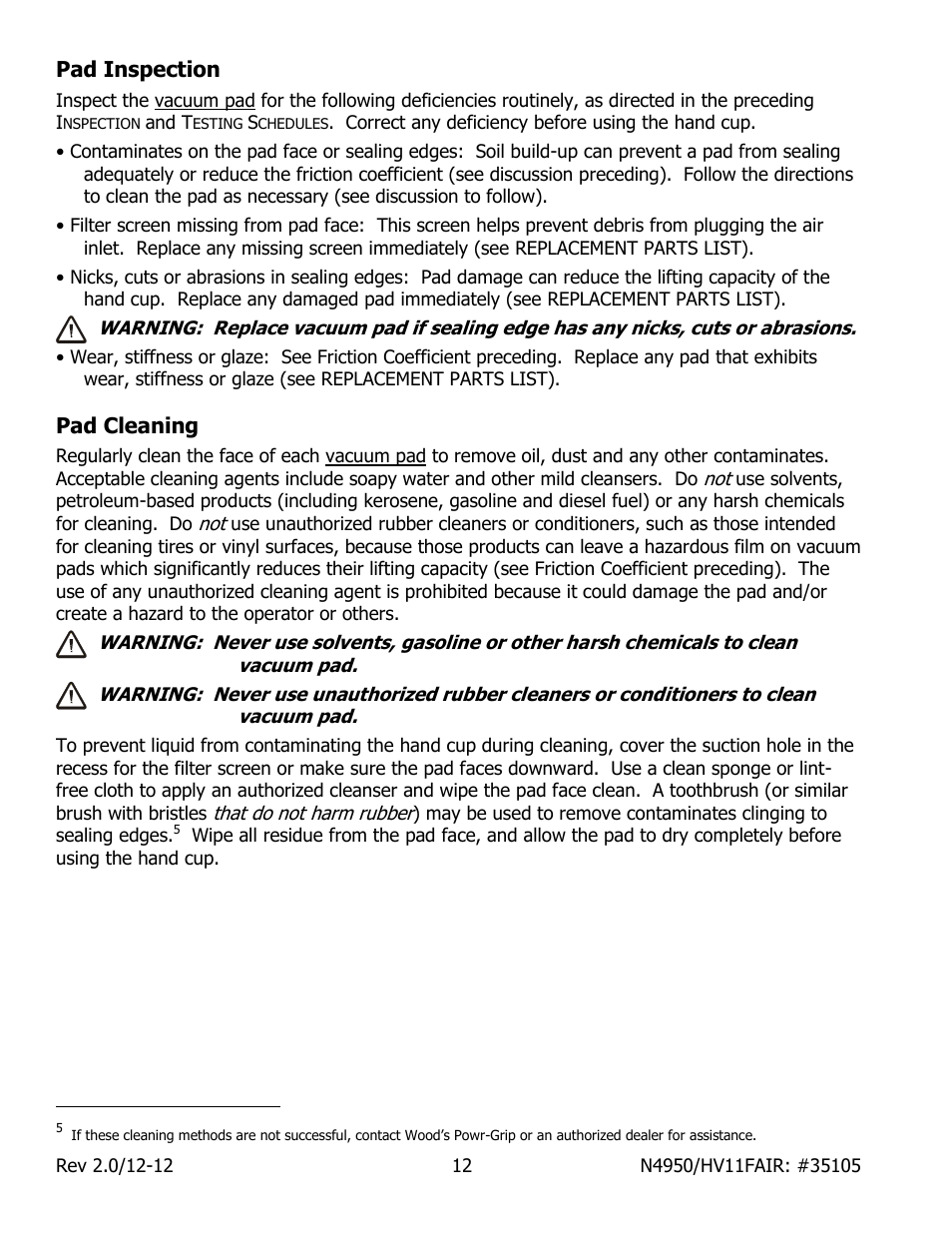 Wood’s Powr-Grip N4950AIR User Manual | Page 14 / 16