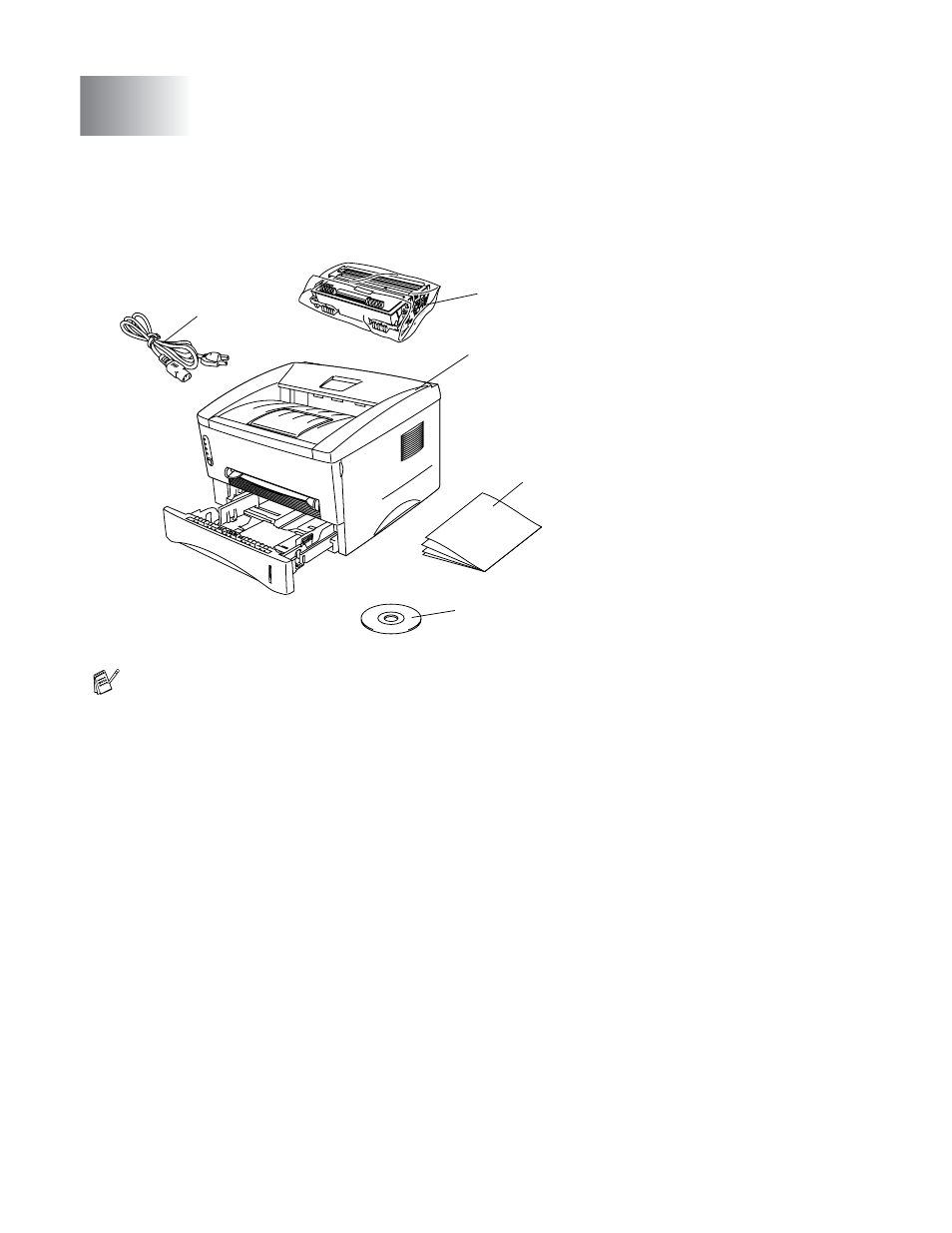 About this printer, What is in the box, Interface cable | About this printer -1, What is in the box? -1, Interface cable -1 | Brother HL-1435 User Manual | Page 14 / 97