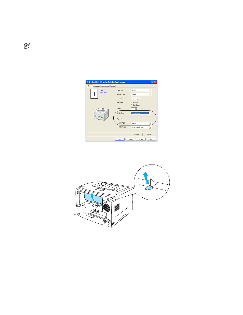 Printing on envelopes from the manual feed slot | Brother HL-1435 User Manual | Page 31 / 97