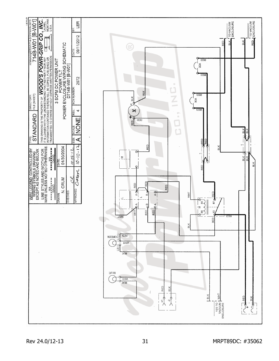 Wood’s Powr-Grip MRPT89DC User Manual | Page 33 / 37