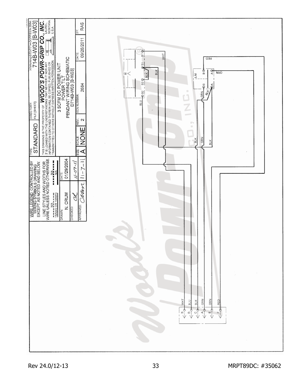 Wood’s Powr-Grip MRPT89DC User Manual | Page 35 / 37