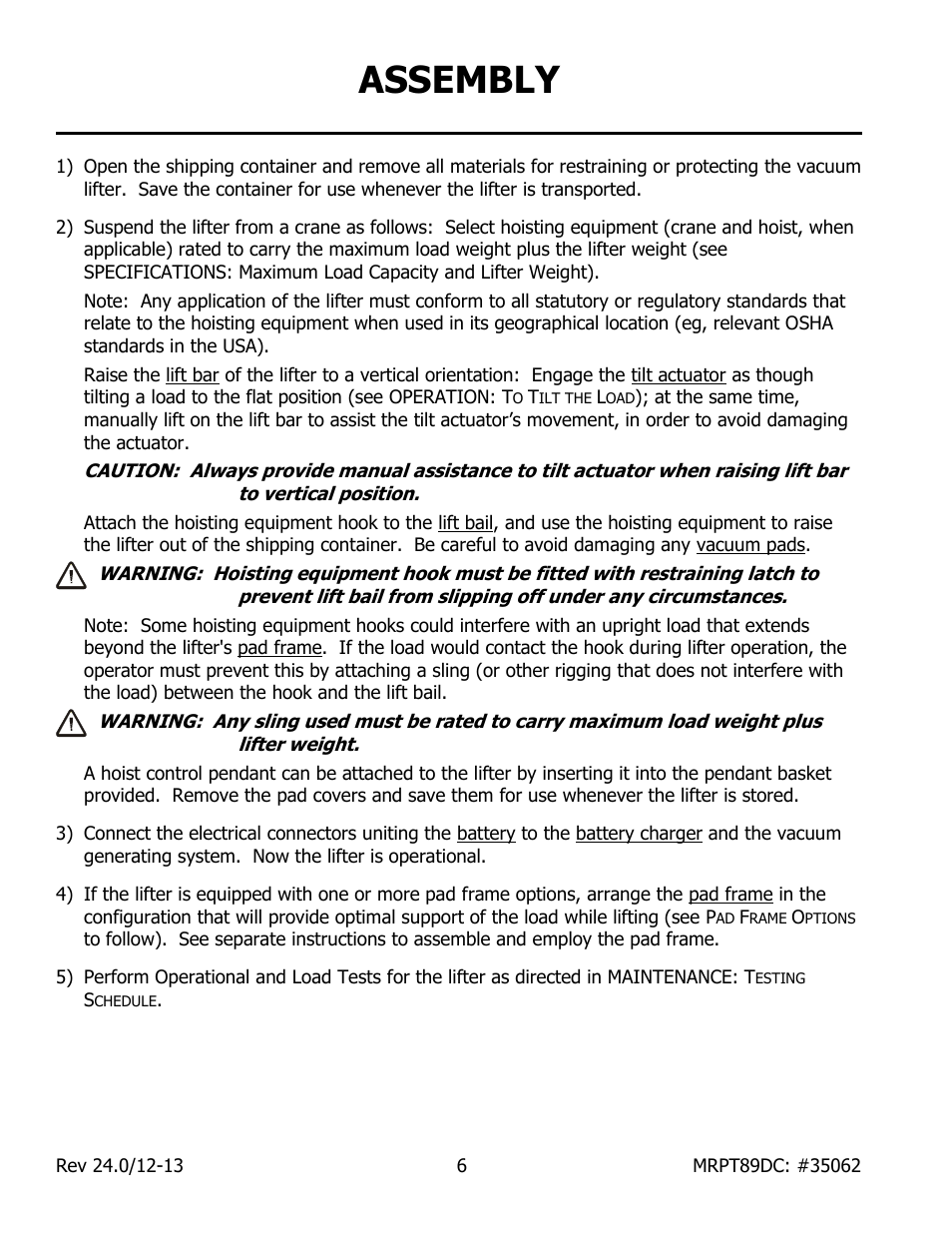Assembly | Wood’s Powr-Grip MRPT89DC User Manual | Page 8 / 37
