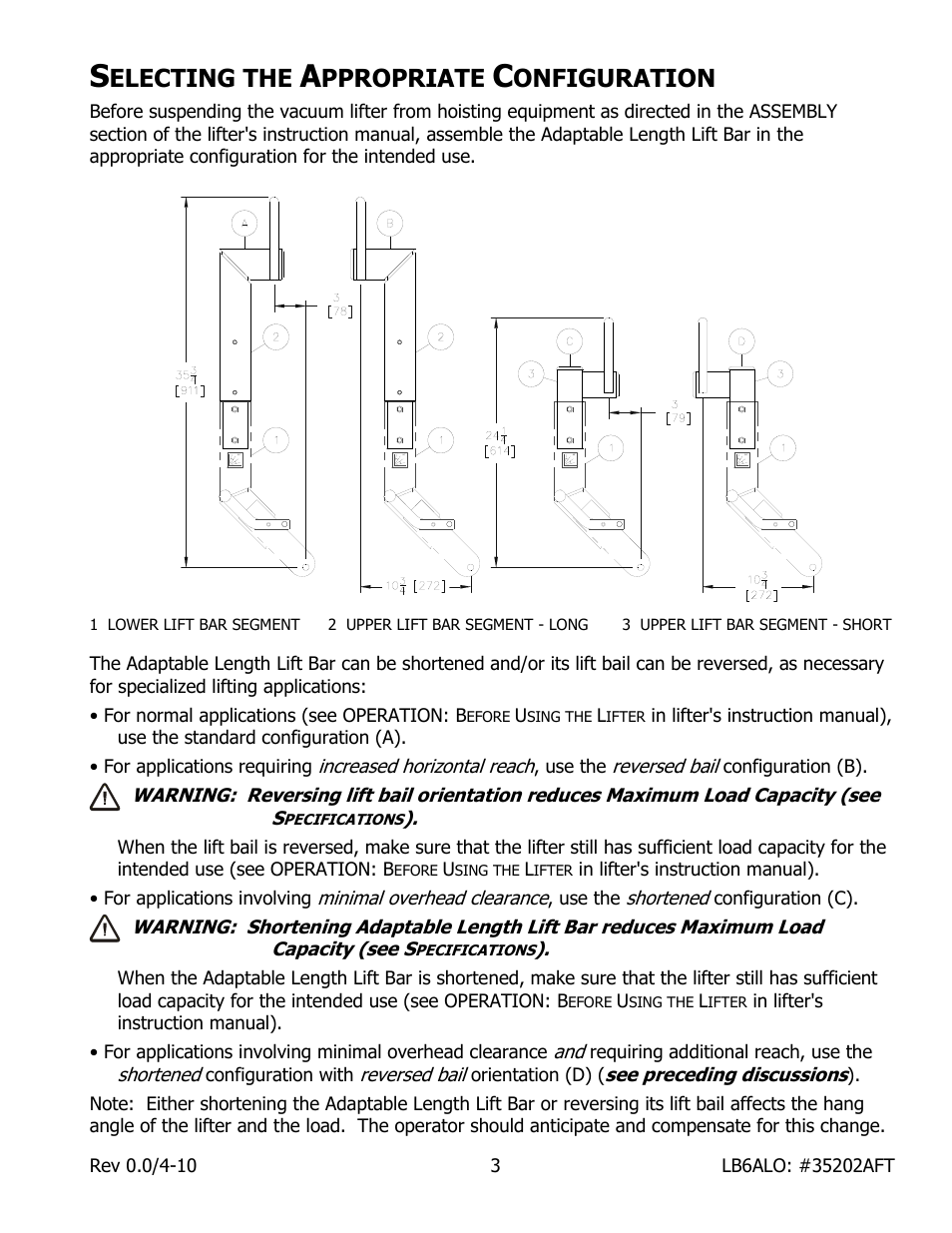 Electing the, Ppropriate, Onfiguration | Wood’s Powr-Grip LB6ALO User Manual | Page 5 / 7