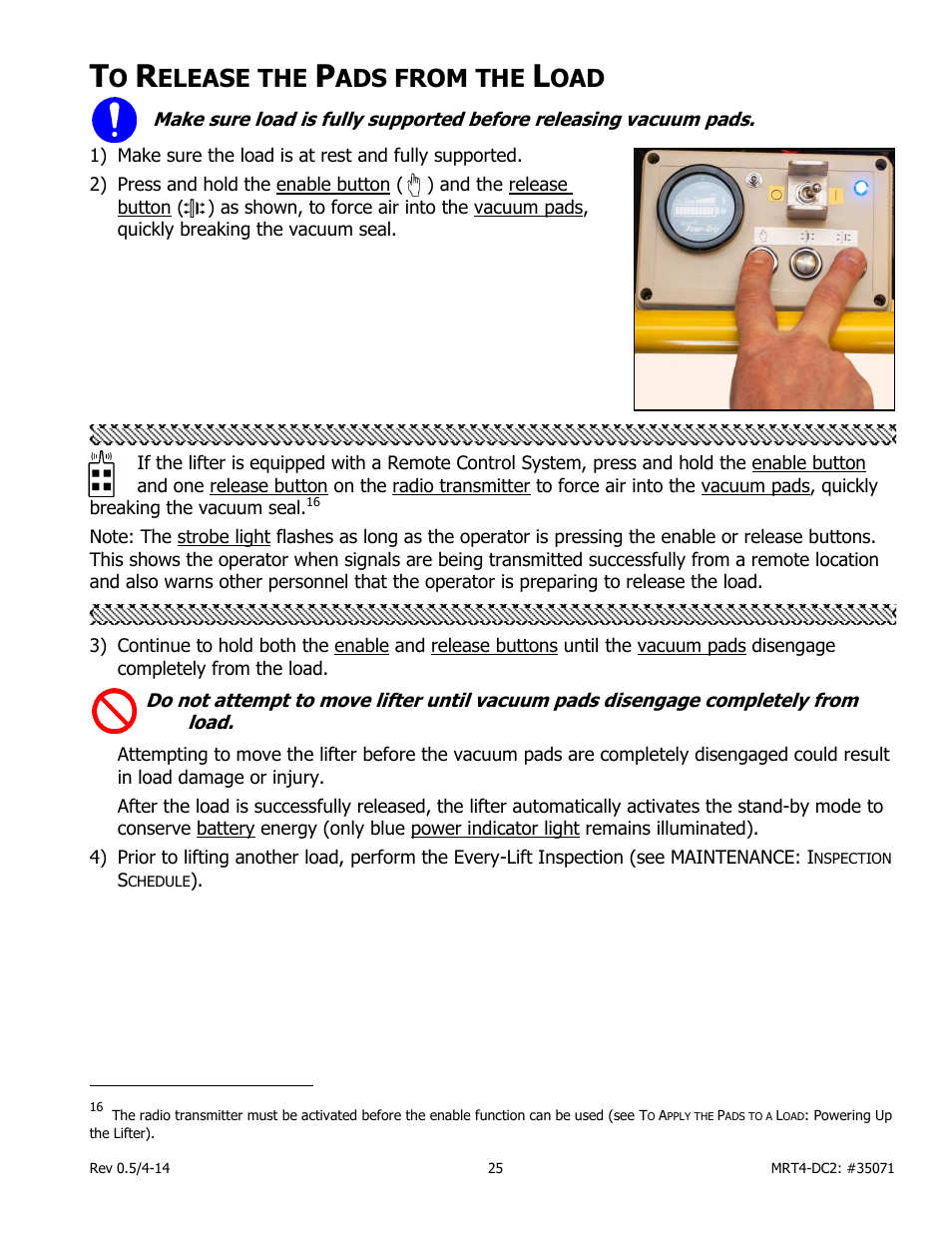 Elease the, Ads from the | Wood’s Powr-Grip MRT49DC2 User Manual | Page 27 / 41