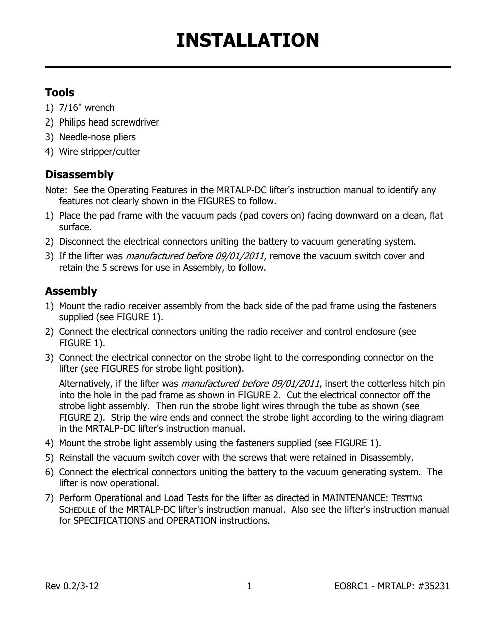 Installation | Wood’s Powr-Grip EO8RC1 User Manual | Page 3 / 5