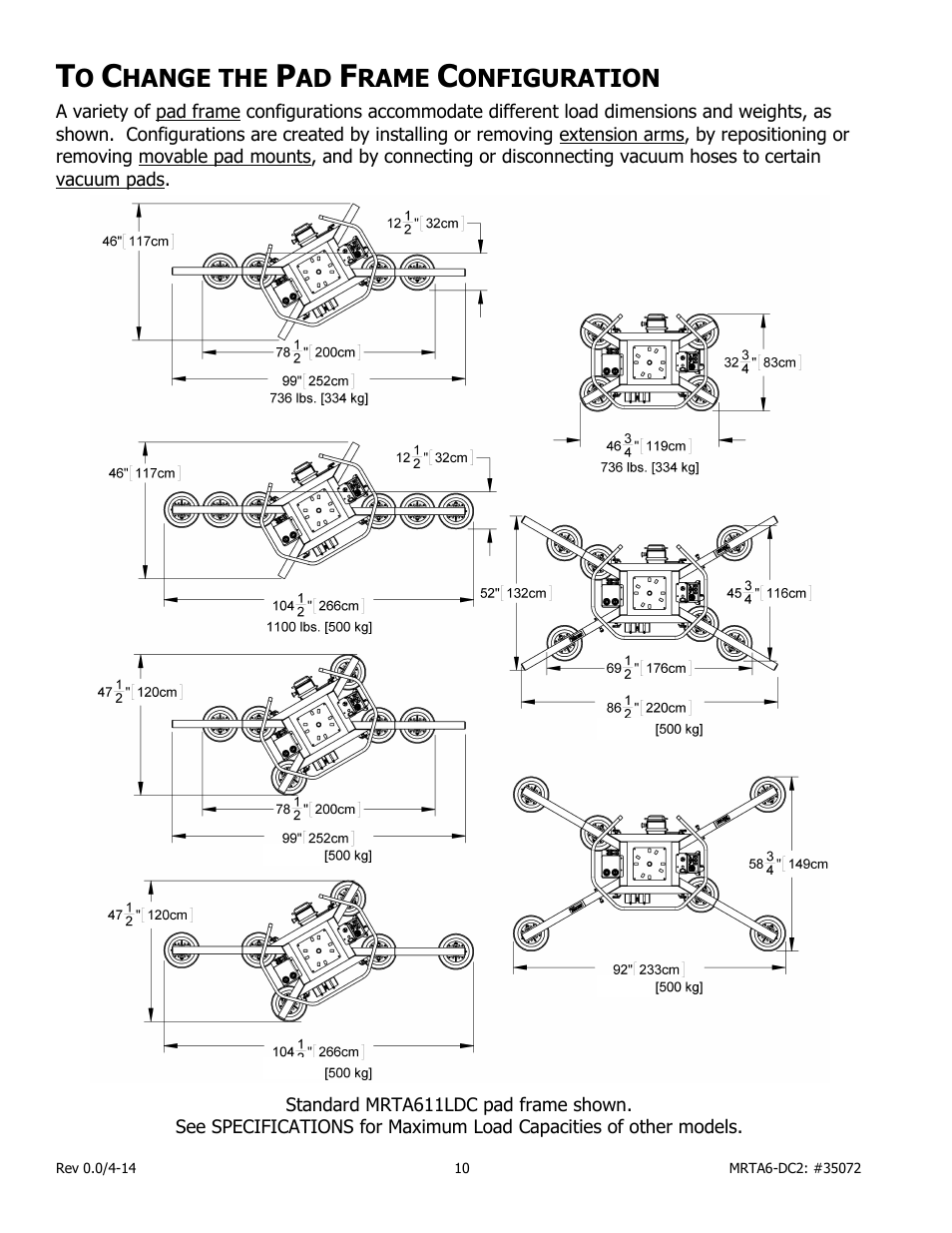 Hange the, Rame, Onfiguration | Wood’s Powr-Grip MRTA611LDC2 User Manual | Page 12 / 43