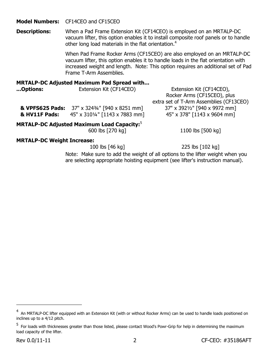 Wood’s Powr-Grip CF15CEO User Manual | Page 4 / 16