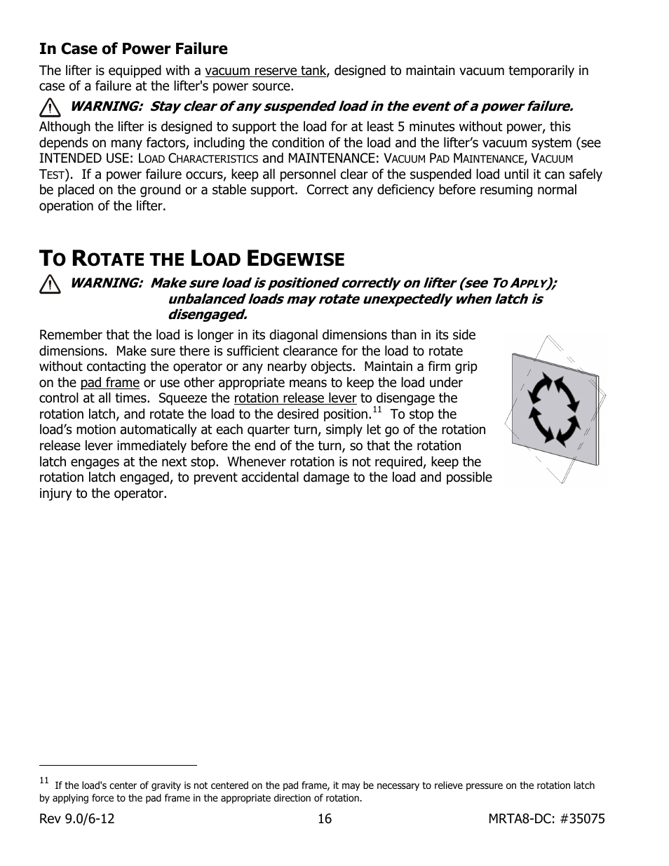 Otate the, Dgewise | Wood’s Powr-Grip MRTA811LDC User Manual | Page 18 / 32