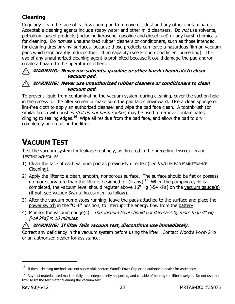 Acuum | Wood’s Powr-Grip MRTA811LDC User Manual | Page 25 / 32