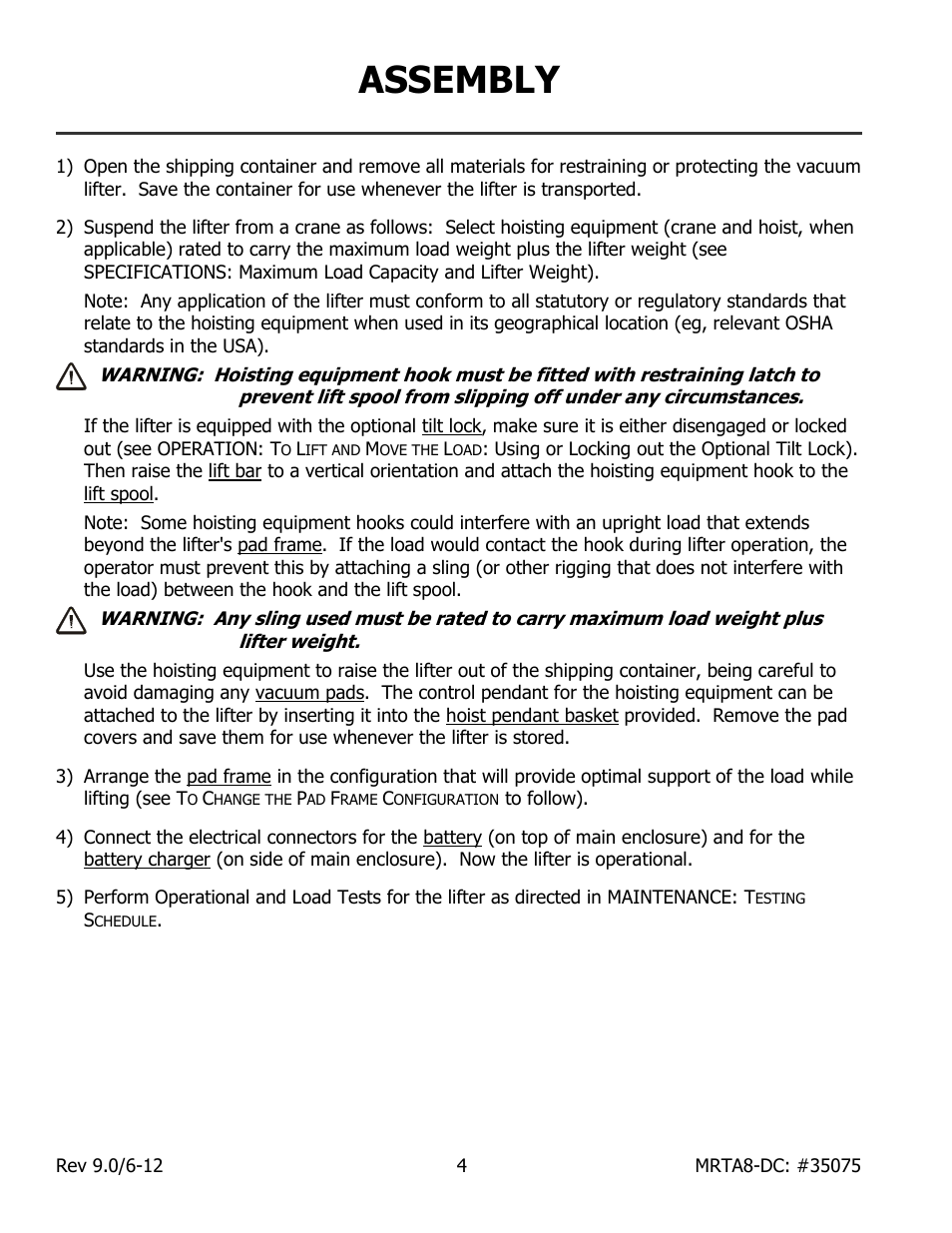 Assembly | Wood’s Powr-Grip MRTA811LDC User Manual | Page 6 / 32