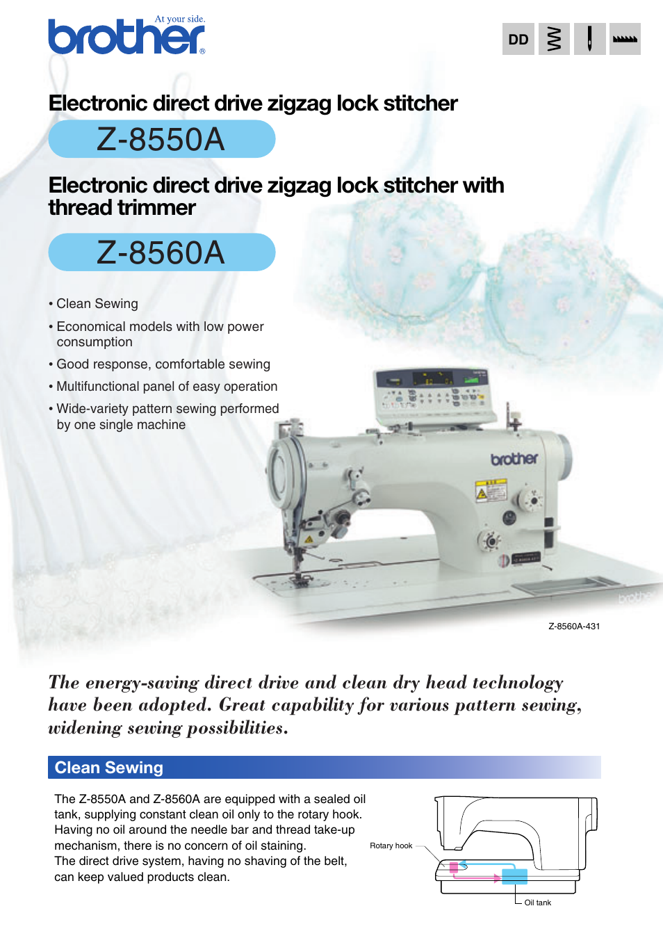 Brother Z-8550A User Manual | 6 pages
