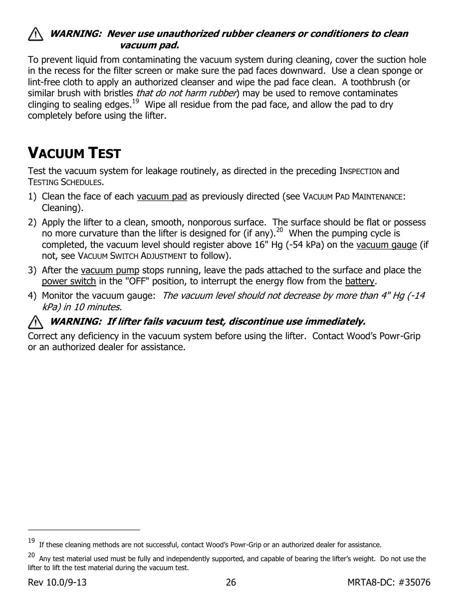 Acuum | Wood’s Powr-Grip MRTA8HV11DC User Manual | Page 28 / 37