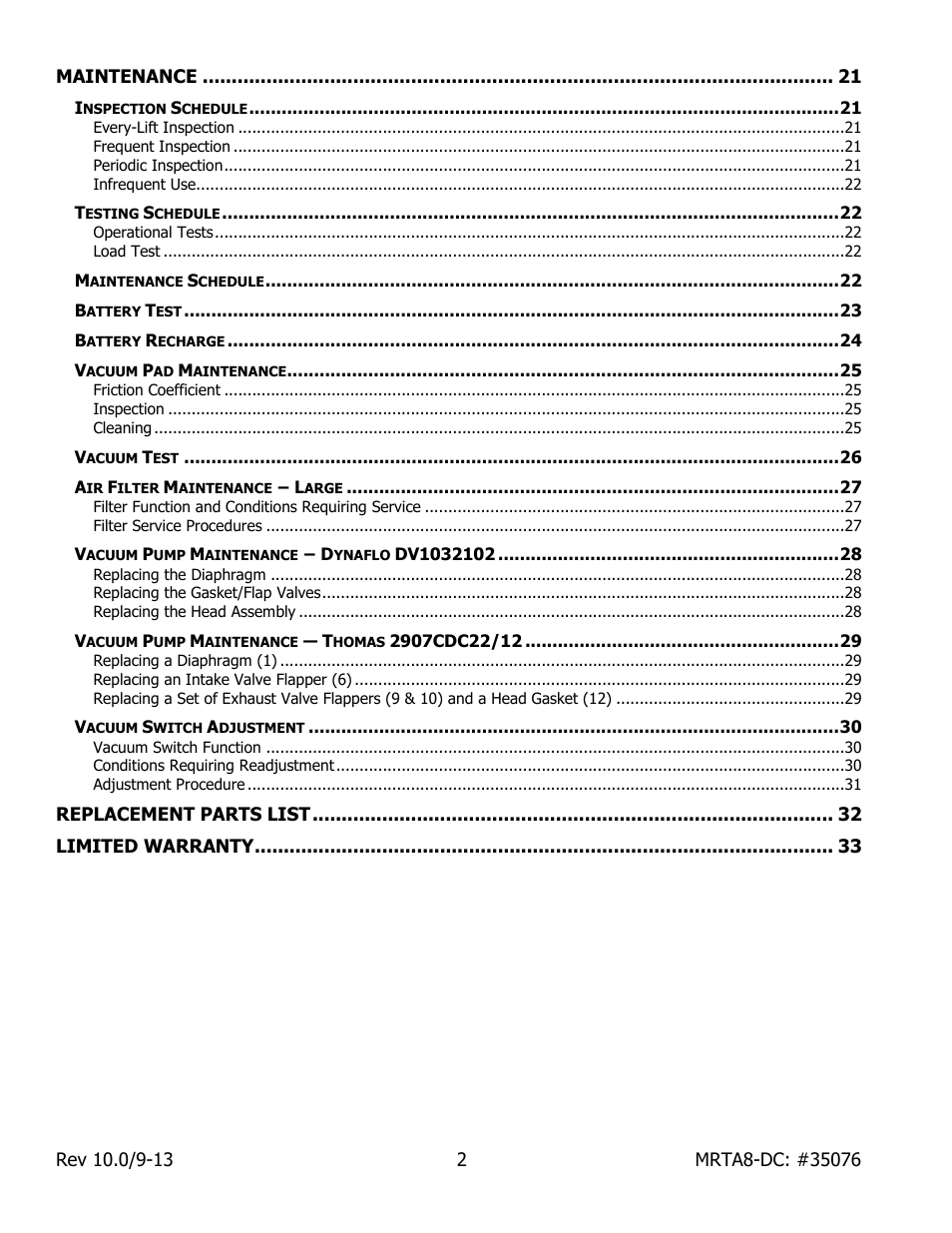 Wood’s Powr-Grip MRTA8HV11DC User Manual | Page 4 / 37