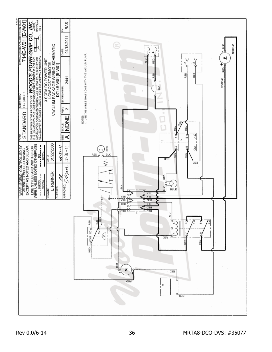 Wood’s Powr-Grip MRTA811LDCO User Manual | Page 38 / 38