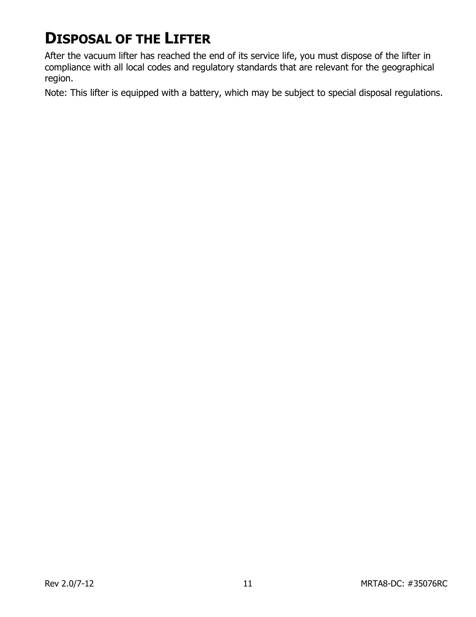 Wood’s Powr-Grip MRTARC811LDC User Manual | Page 13 / 38