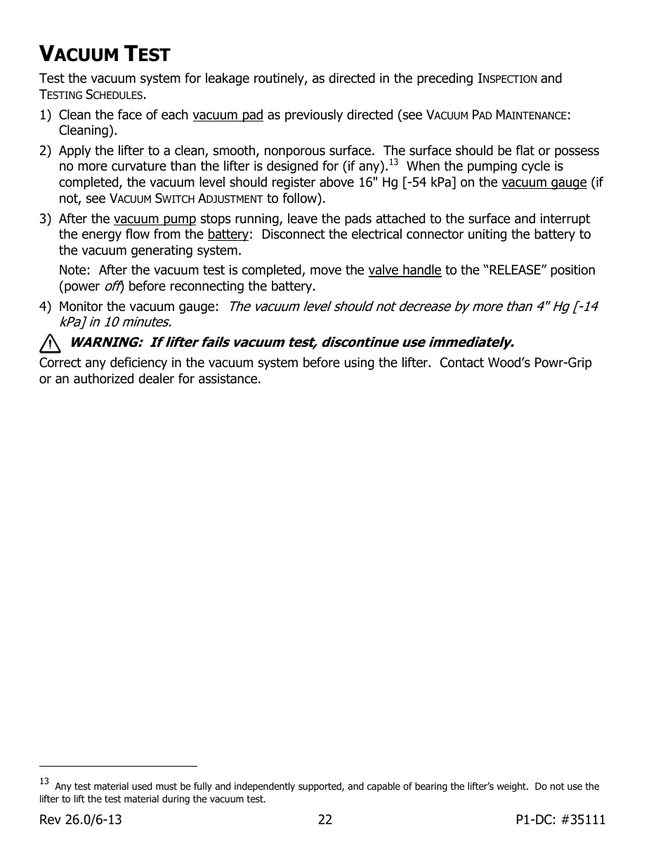 Acuum | Wood’s Powr-Grip P11104DC User Manual | Page 24 / 34