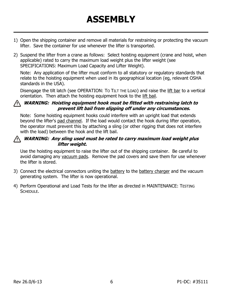 Assembly | Wood’s Powr-Grip P11104DC User Manual | Page 8 / 34