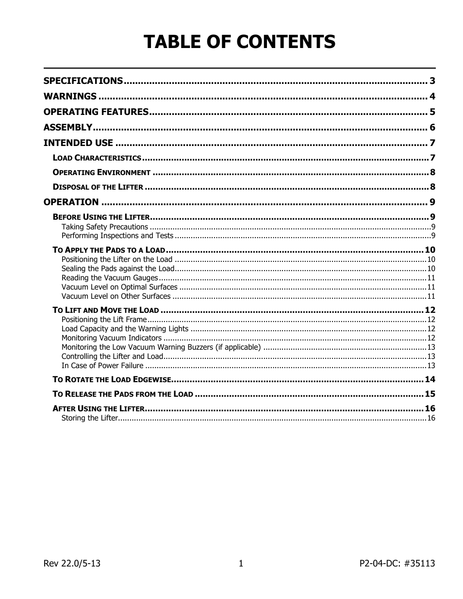 Wood’s Powr-Grip P2110445DC User Manual | Page 3 / 34