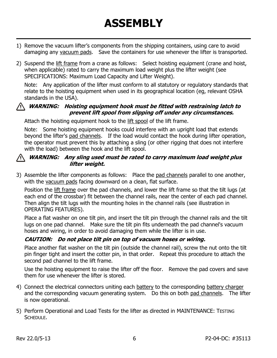 Assembly | Wood’s Powr-Grip P2110445DC User Manual | Page 8 / 34