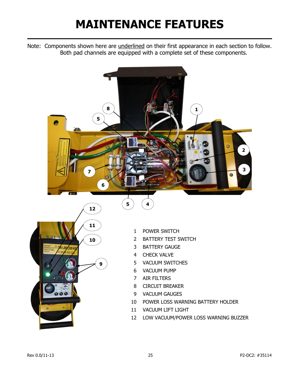 Maintenance features | Wood’s Powr-Grip PCFT2SA47 User Manual | Page 27 / 38